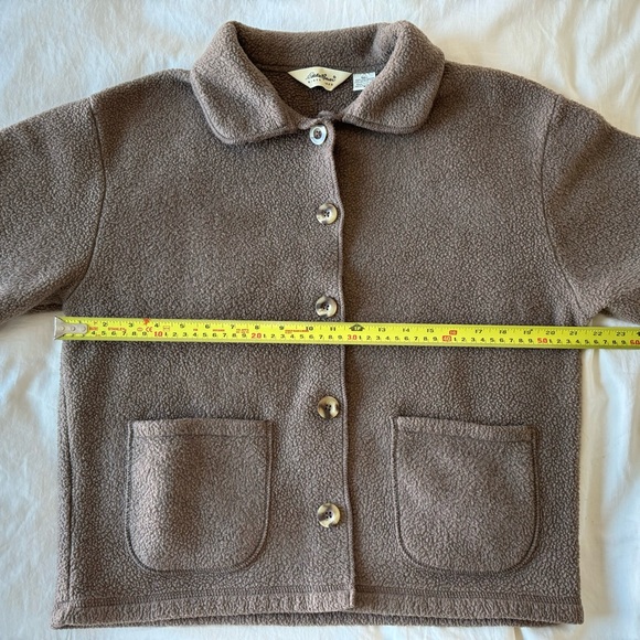Vintage Eddie Bauer Fleece Button Up Jacket - Picture 3 of 4